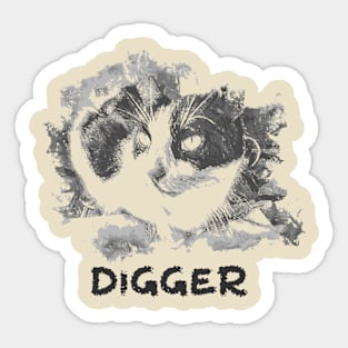 Digger 2 Sticker